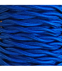 CABEXT2P05 5m CABLE TEXTIL TRENZADO AZUL