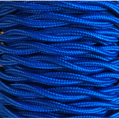 CABEXT2P05 15m CABLE TEXTIL TRENZADO AZUL