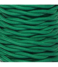 CABEXT2P15 15m CABLE TEXTIL TRENZADO VERDE