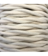 CABEXT2TA01 5m CABLE TEXTIL TRENZADO LINO