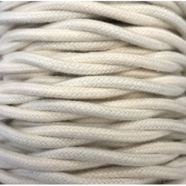 CABEXT2TA01 15m CABLE TEXTIL TRENZADO LINO
