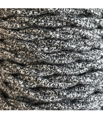 CABEXT2TA04 15m CABLE TEXTIL TRENZADO MIX CARBON