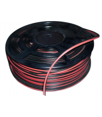 100m CARRETE CABLE PARALELO AUDIO BICOLOR 2x1mm