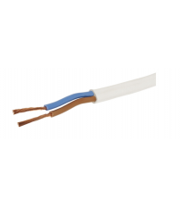300m CARRETE DE MANGUERA PLANA BLANCO 2x1mm