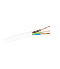 100m CABLE MANGUERA REDONDA 3x1,5 BLANCO