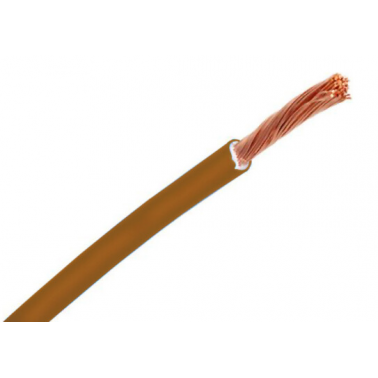 CARRETE 600m HILO FLEXIBLE DE LINEA MARRON 2,5mm²