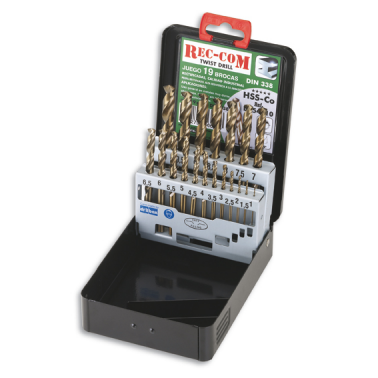 JUEGO DE BROCAS REC-COM HSS/C 338-1-10X0,5MM DE54010