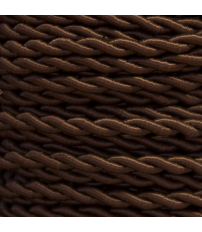 50 METROS CABLE TRENZADO  2x0,75 MARRÓN (20)