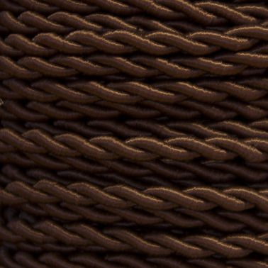 50 METROS CABLE TRENZADO  2x0,75 MARRÓN (20)