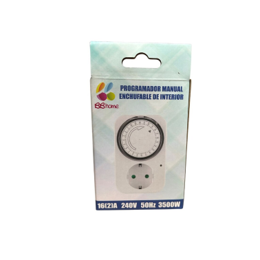080427 PROGRAMADOR TEMPORIZADOR 24HS AJUSTE 15 MIN B&B