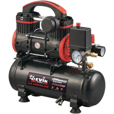 COMPRESOR CEVIK PRO6XS 1,0HP 6L S/ACEITE