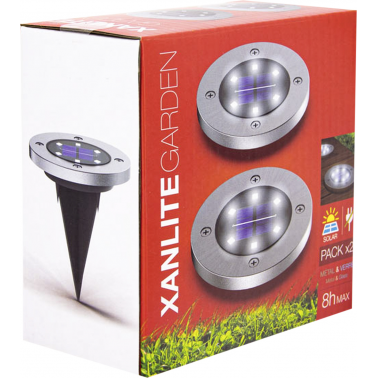SPOT SOLAR LED 6500K IP44 2 UDS