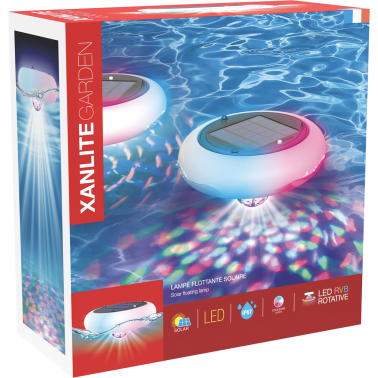 ELIPSE SOLAR LED RGB FLOTANTE IP67