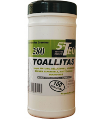 TOALLITAS LIMPIADORAS MULTIUSOS 5-TEQ 100 UNIDADES