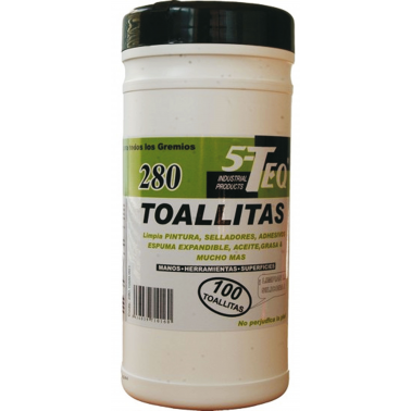 TOALLITAS LIMPIADORAS MULTIUSOS 5-TEQ 100 UNIDADES
