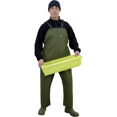 PANTALON TIRANTES PVC EN280 VERDE T-XL