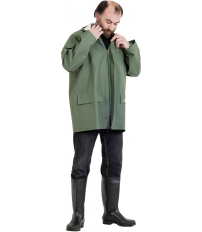 PARKA CHUBASQUERO PVC EN004 VERDE T-XXL