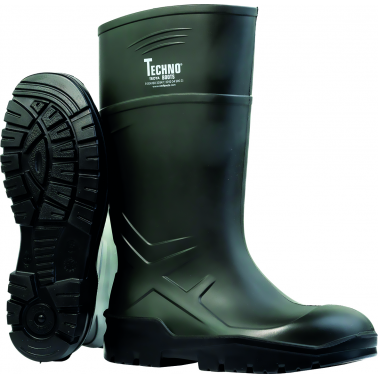 BOTA TROYA NO EPI PU T-37 VERDE/NEGRO