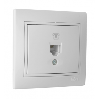 ERP84U TOMA DE TELEFONO RJ11 BLANCA SERIE EUROPA