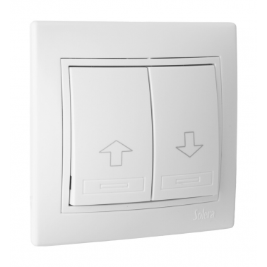 ERP20U PULSADOR PERSIANA BLANCO SERIE EUROPA