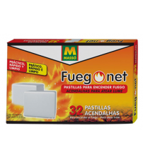 PASTILLAS DE ENCENDIDO BLANCO FUEGO NET
