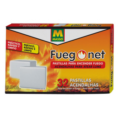 PASTILLAS DE ENCENDIDO BLANCO FUEGO NET