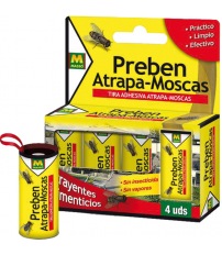 PREBEN TIRAS ATRAPA-MOSCAS 4PZ