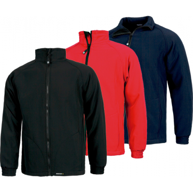 CHAQUETA WORKSHELL S9100 NEGRO T-XL
