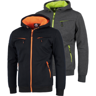 CHAQUETA WORKSHELL S9482 NGR/NARAN.T-S