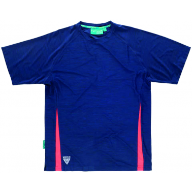 CAMISETA M/CORTA WF2716 MARINO/ROJO S