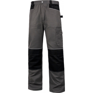 PANTALON WF1052 GRIS OSCURO/NEGRO T-L