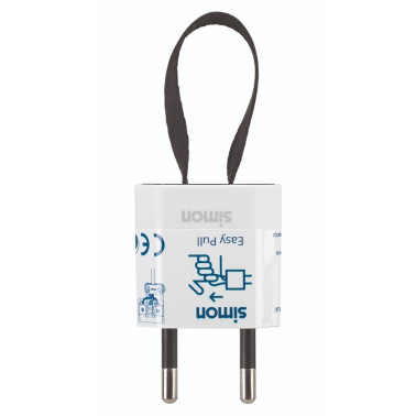 CL912101 CLAVIJA AEREA SALIDA FRONTAL Y LATERAL CON ASA 10A SIMON BRICO