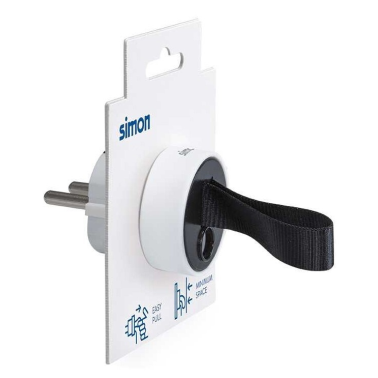 CL612201 CLAVIJA AEREA SALIDA FRONTAL CON ASA 16A 250V SIMON BRICO