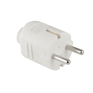 CL107509 CLAVIJA AEREA SALIDA RECTA Y TTL BLANCA 16A 250V SIMON BRICO