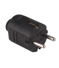 CL107516 CLAVIJA AEREA SALIDA RECTA Y TTL NEGRA 16A 250V SIMON BRICO