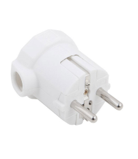 CL107400 CLAVIJA AEREA SALIDA LATERAL Y TTL BLANCA 16A 250V SIMON BRICO