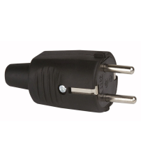 CL507415 CLAVIJA AEREA GOMA TT NEGRA 16A 230V SIMON BRICO