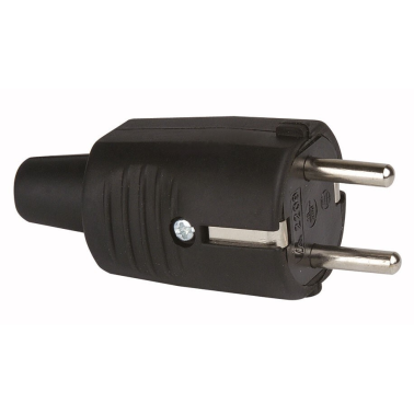 CL507415 CLAVIJA AEREA GOMA TT NEGRA 16A 230V SIMON BRICO