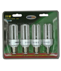 LAMPARA AHORRO T3 3U GBM5318-11W PACK-4