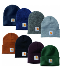 GORRO CARHARTT PUNTO ACANALADO A18 AZUL OSCURO
