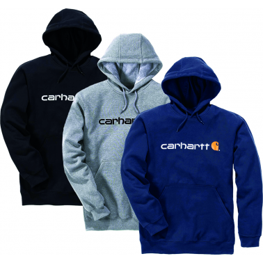 SUDADERA CARHARTT LOOSE FIT CON CAPUCHA  AZUL TALLA XS