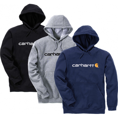 SUDADERA CARHARTT LOOSE FIT CON CAPUCHA AZUL TALLA L
