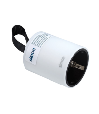 CL911201 BASE AEREA BLANCA CON ASA 16A 250V SIMON BRICO