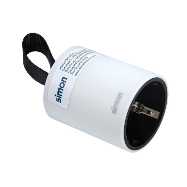 CL911201 BASE AEREA BLANCA CON ASA 16A 250V SIMON BRICO