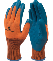 GUANTE POLIESTER/LATEX VE733 T-09 NA/AZ