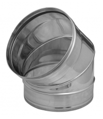 CODO SW PELLET INOX 316L 45º 080MM C/JUN