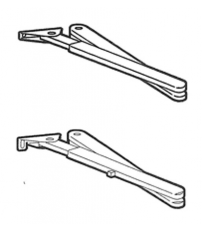 BRAZO DORMA TS83 SIN RETENEDOR PLATA