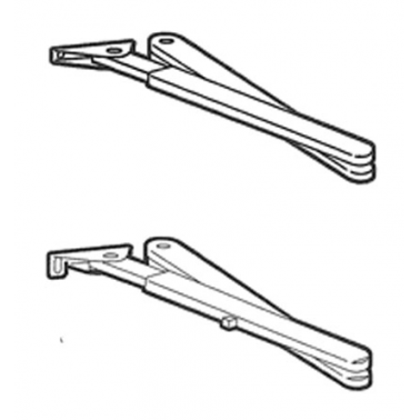 BRAZO DORMA TS83 SIN RETENEDOR PLATA