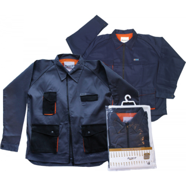 CAZADORA BICOLOR AVANT TALLA-S GRIS/NEGRO