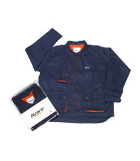 CAZADORA BICOLOR AVANT TALLA-S MARINO/NARANJA